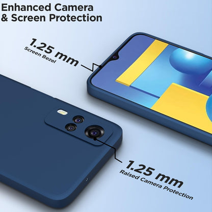 Pikkme Vivo Y31 / Y51A / Y51 / Y51i  Soft Matte Silicone Shockproof Case (Blue)