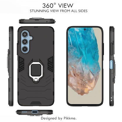 Pikkme Samsung M35 5G Tough Armor black mobile back cover – photo 3