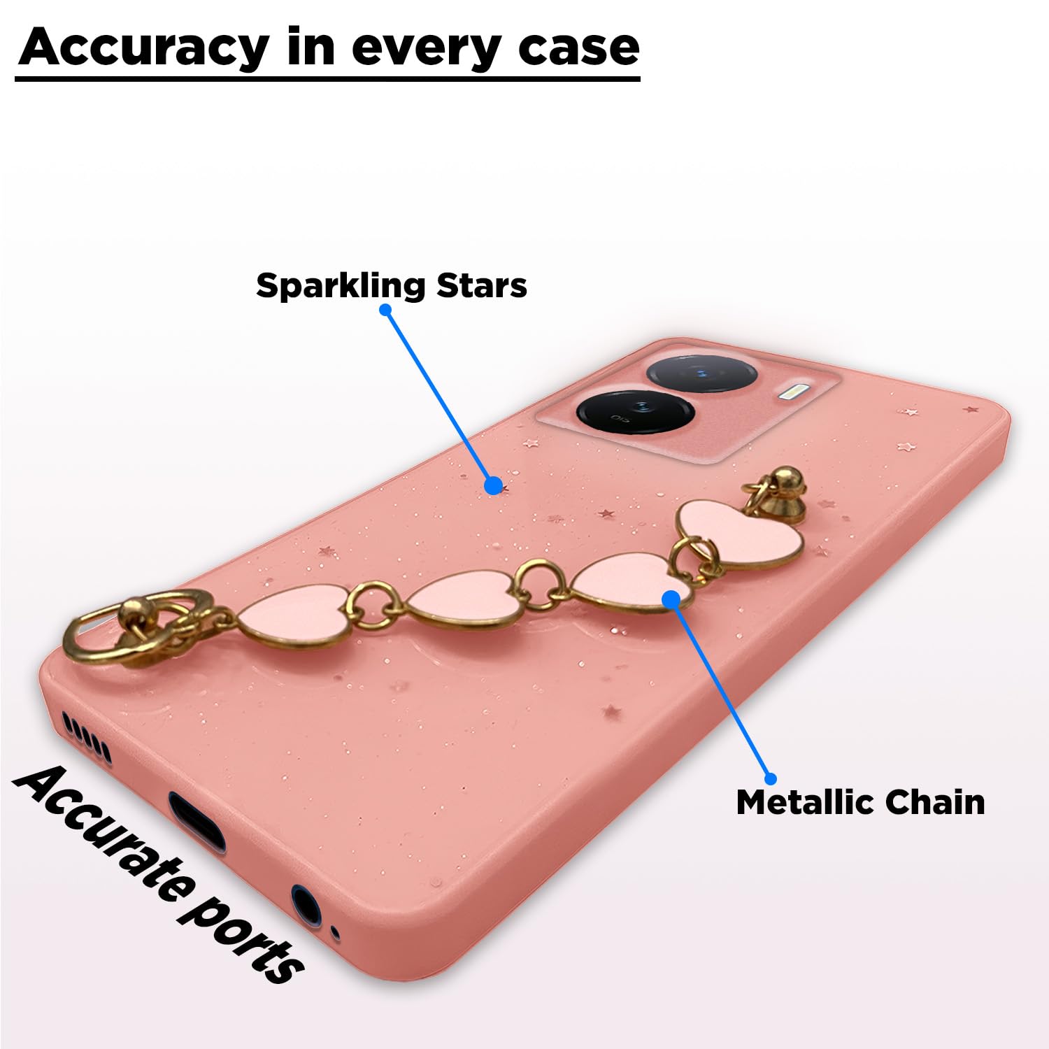 Pink mobile back cover for iQOO Z7/Z7s 5G – Pikkme – photo 3