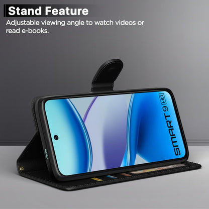 Infinix Smart 9 mobile flip cover in black by Pikkme – photo 3