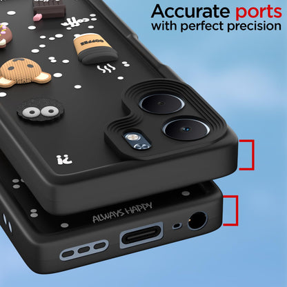 Pikkme black Silicone back cover for Oppo A5x – photo 4
