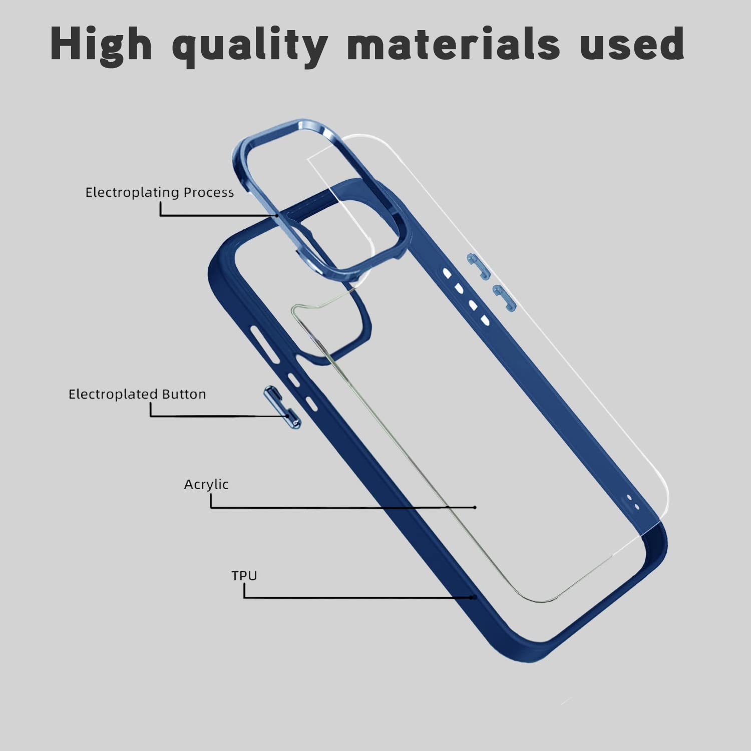 Pikkme blue Chrome mobile cover for OnePlus Nord 2 5G – photo 2