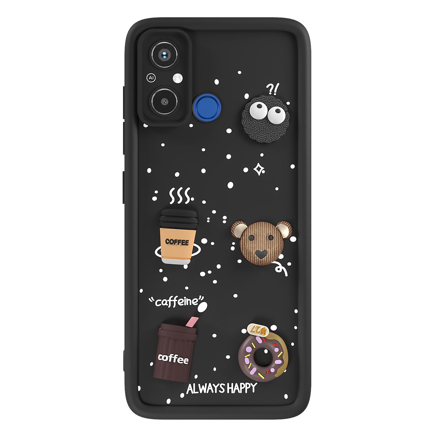 Black mobile cover for Redmi 12C 4G/3D – Pikkme – photo 7