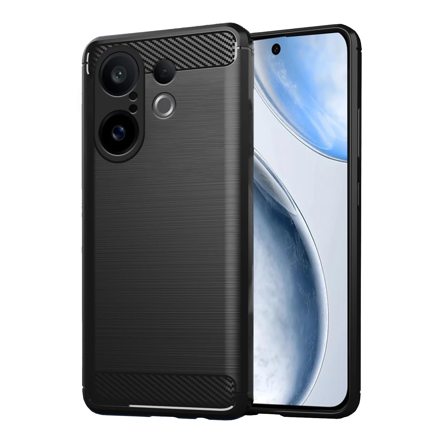 Black back cover for Vivo X200 FE 5G – Pikkme