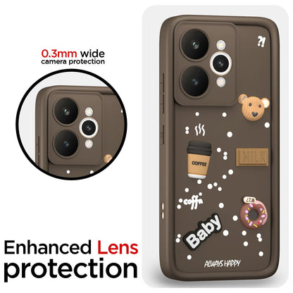 Realme 15 Pro 5G/3D back cover in brown by Pikkme – photo 5