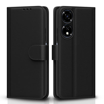Black Wallet wallet flip cover for Itel P55 5G – Pikkme
