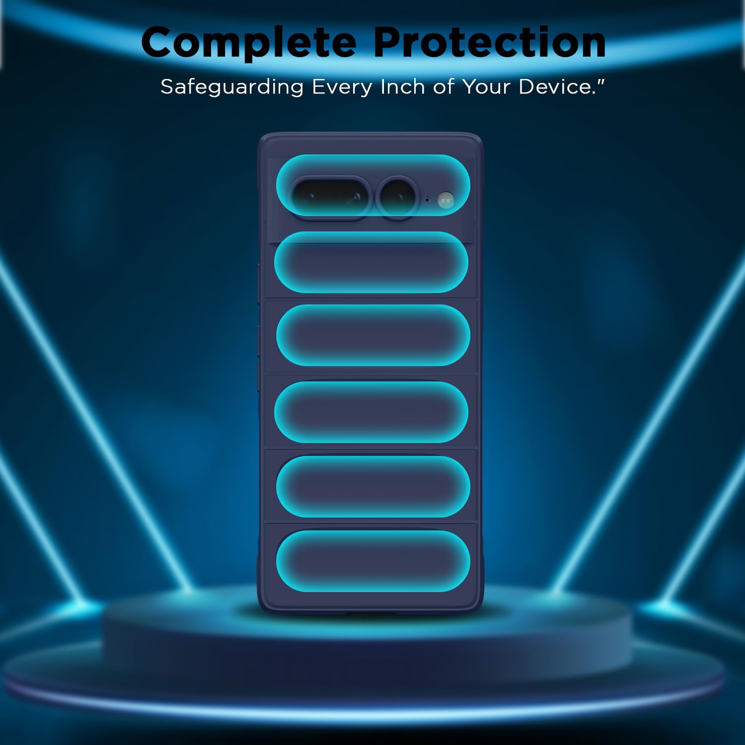 Blue Liquid Silicone mobile cover for Google Pixel 7 Pro – Pikkme – photo 2