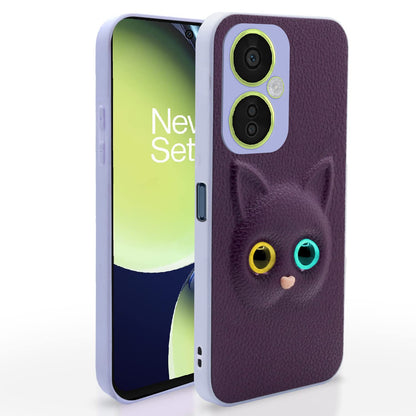 Pikkme OnePlus Nord CE 3 Lite 5G Cat purple mobile back cover
