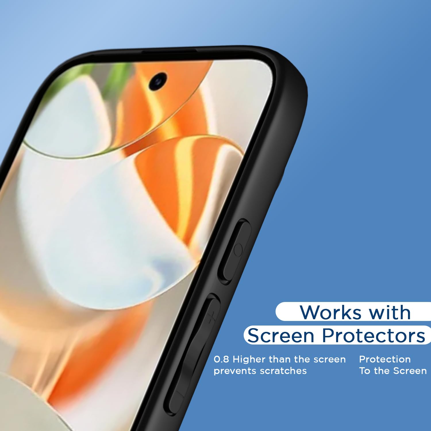 Pikkme Google Pixel 10 Pro Eagle 2 Shockproof Sleek Hybrid Armor Back Cover (Black)