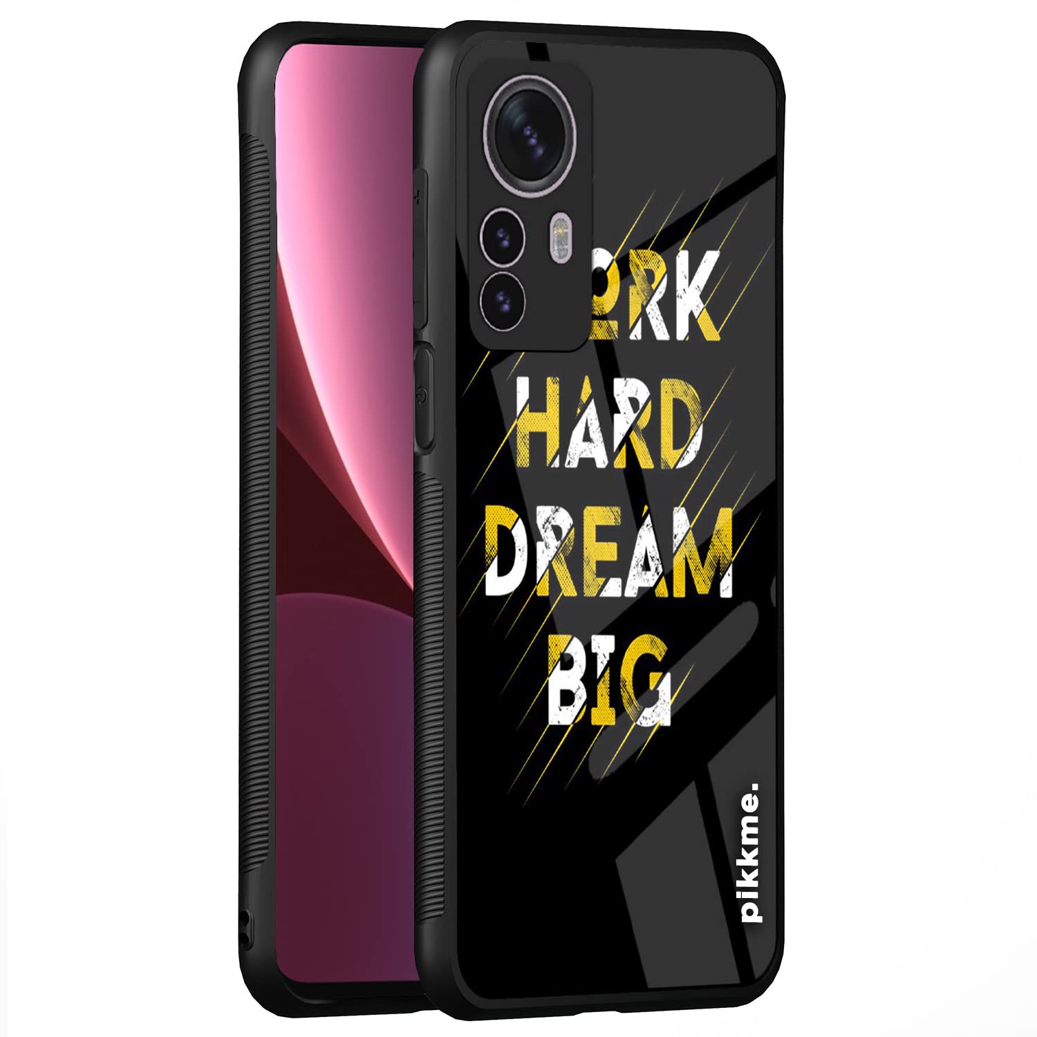 Pikkme Hybrid mobile back cover for MI 12 Pro 5G