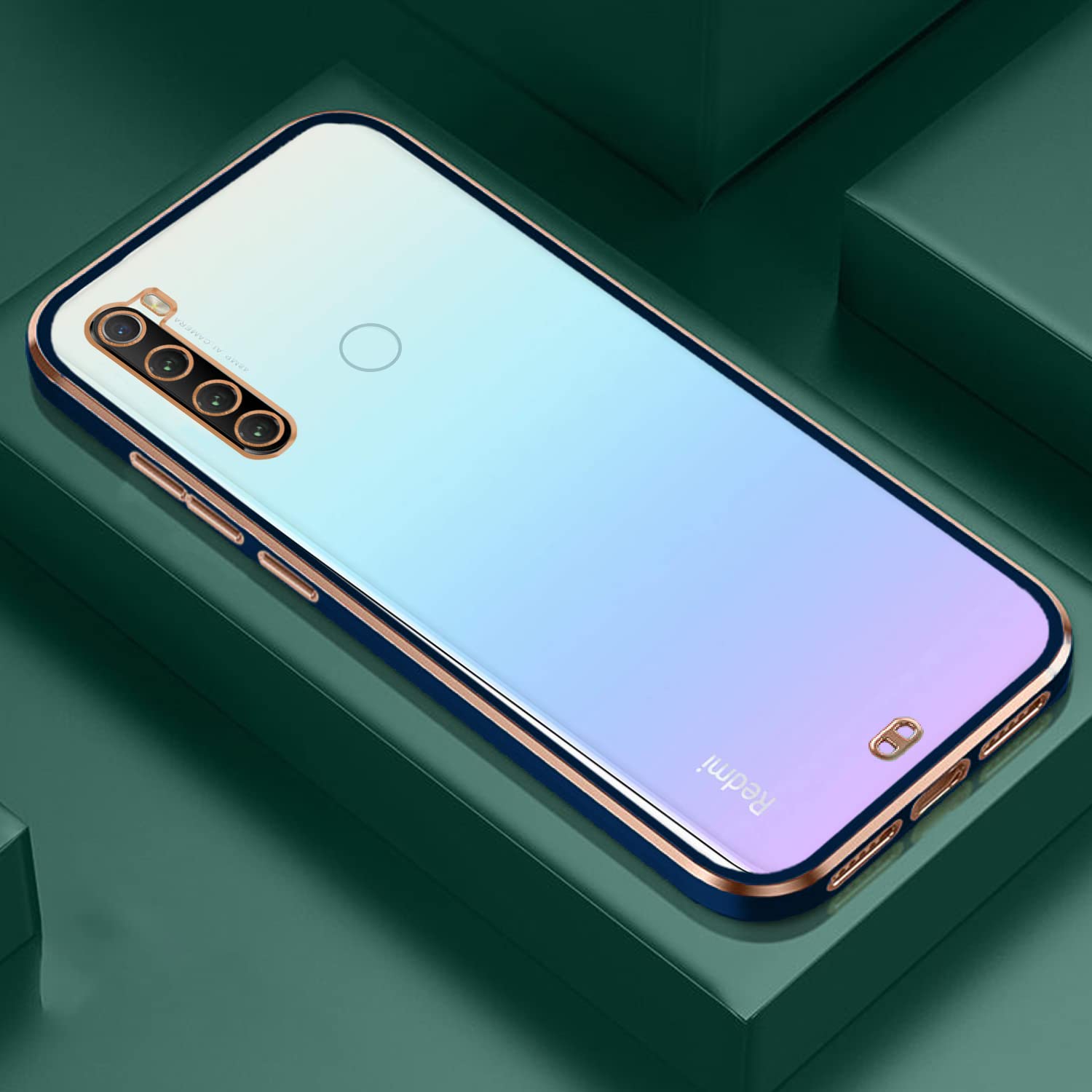 Pikkme Redmi Note 8 blue back cover – photo 6