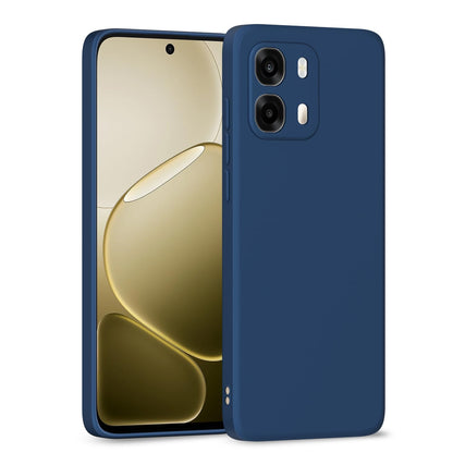 Oppo A6 Pro 5G Matte back cover in blue by Pikkme