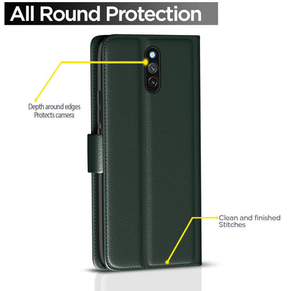 Redmi 8A Wallet wallet flip cover in green by Pikkme – photo 4