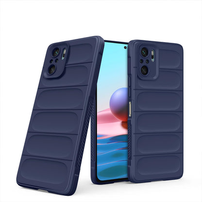 Blue Liquid Silicone back cover for Redmi Note 10 4G/Note 10S – Pikkme