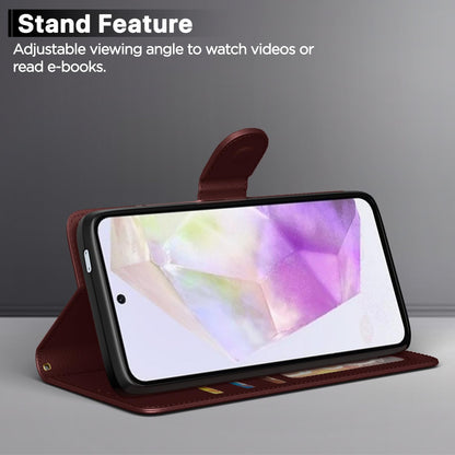 Pikkme brown Wallet flip case for Samsung A56 5G – photo 3