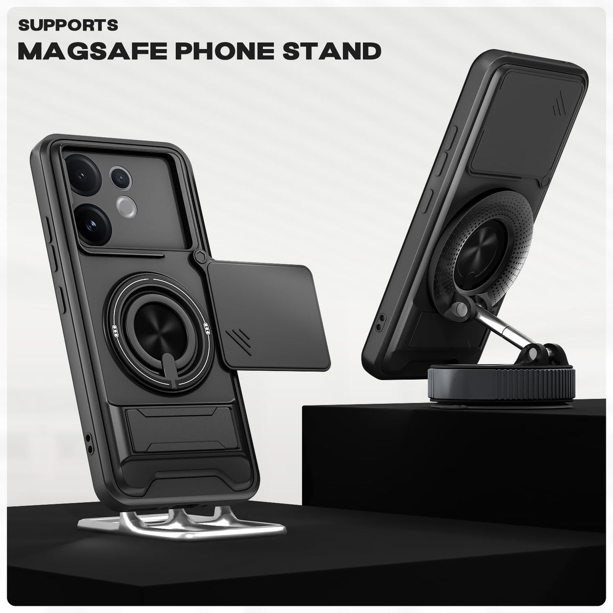 Black back cover for Vivo V60e/V60 5G – Pikkme – photo 5