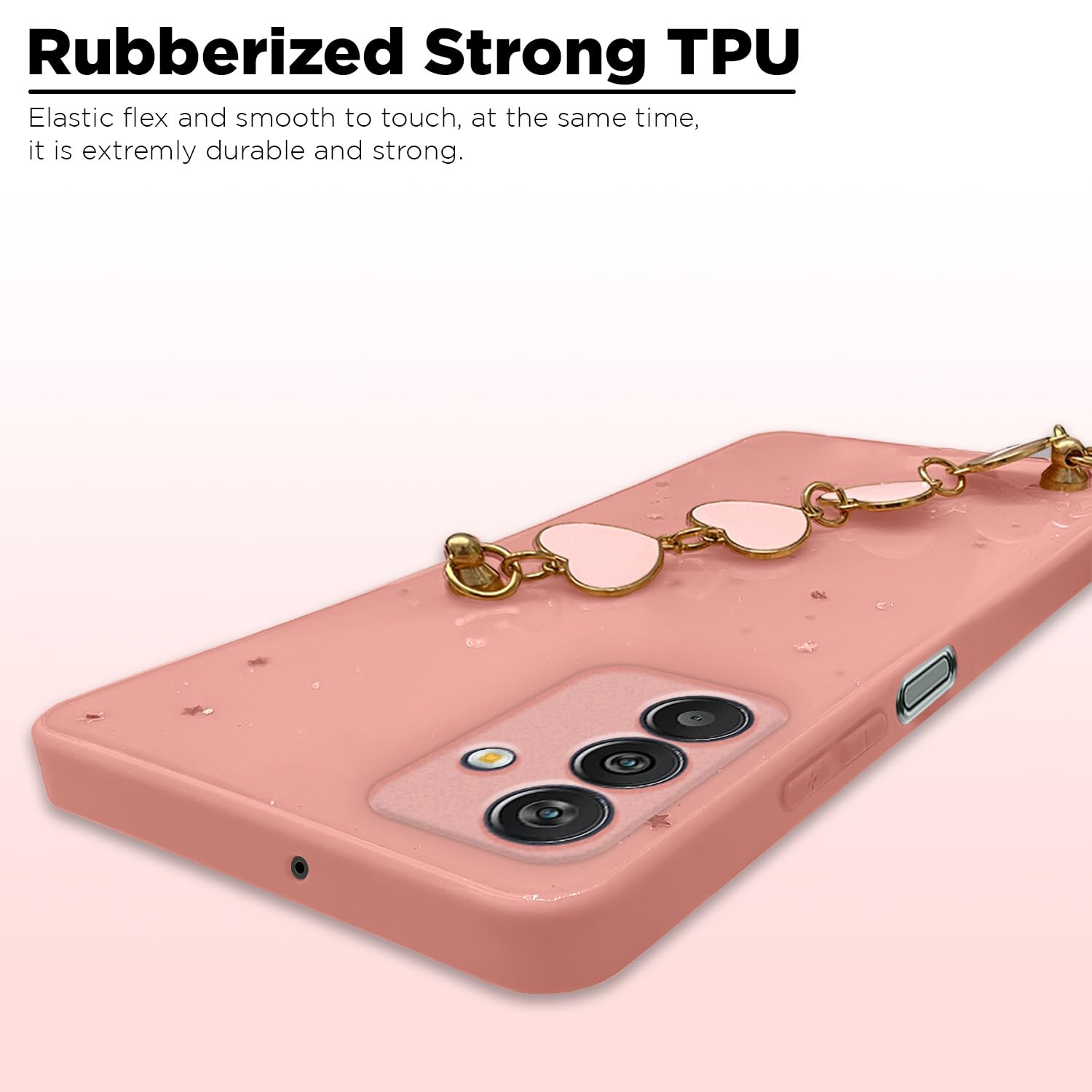 Pikkme pink Chain mobile back cover for Samsung M14 5G – photo 5