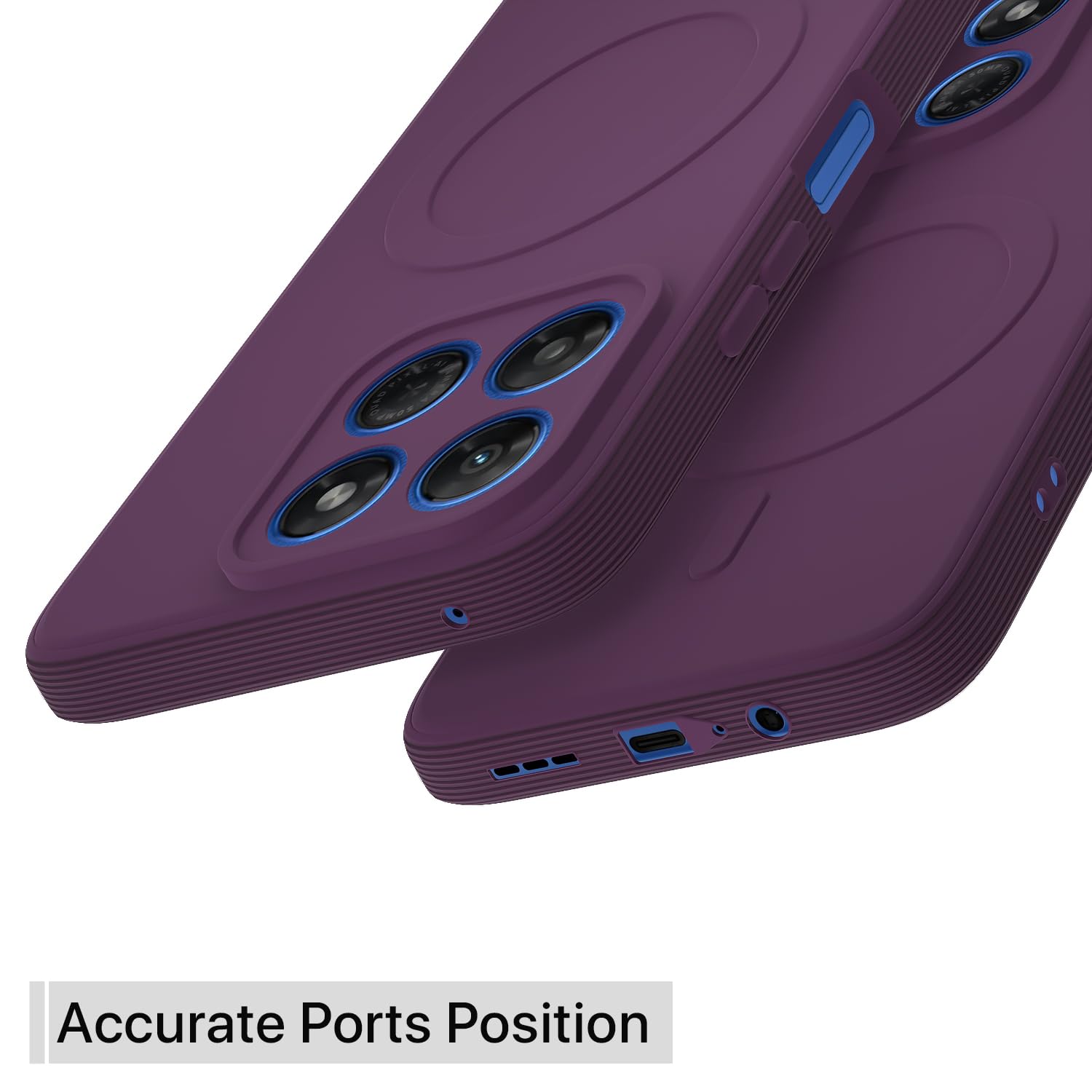 Moto G37 Power 5G MagSafe back cover in purple by Pikkme – photo 4