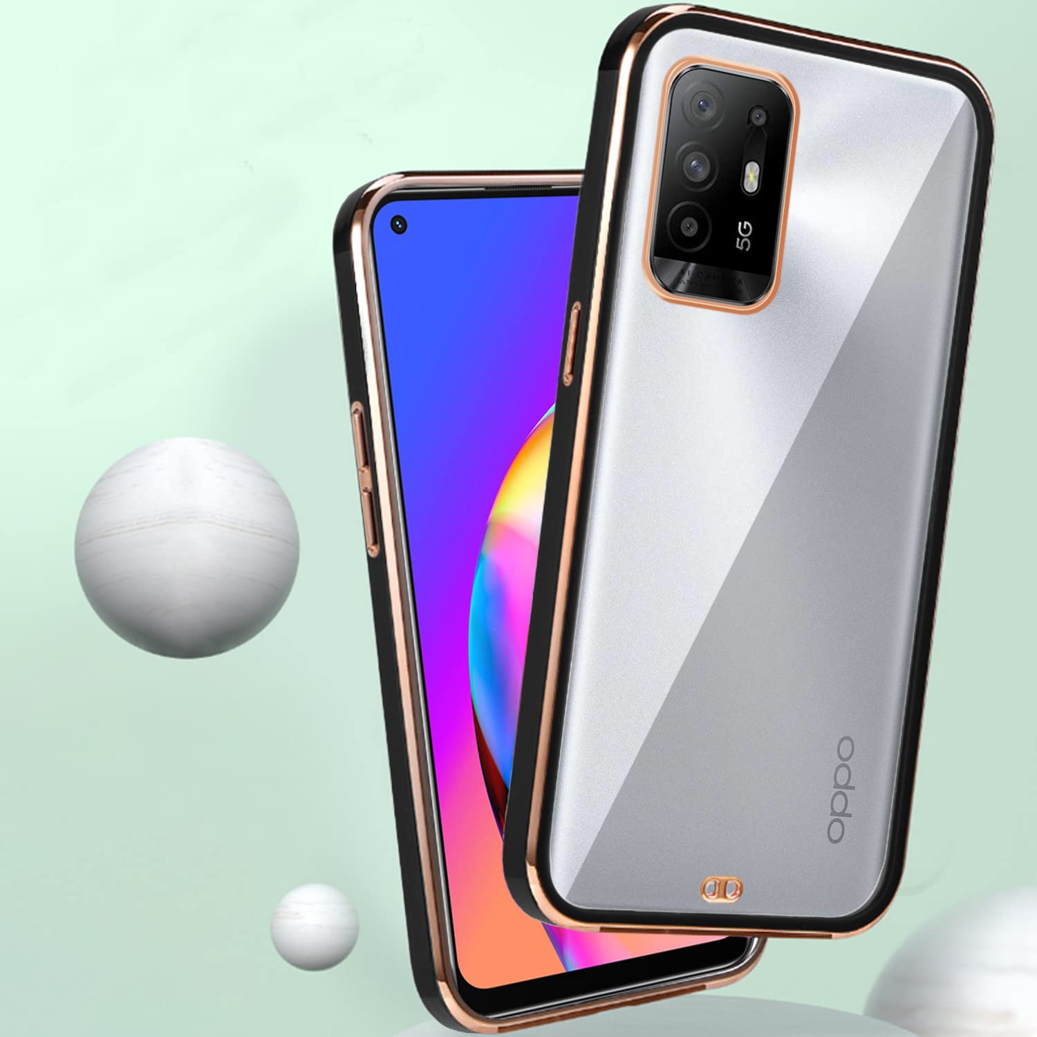 Black mobile cover for Oppo F19 Pro Plus 5G – Pikkme – photo 4