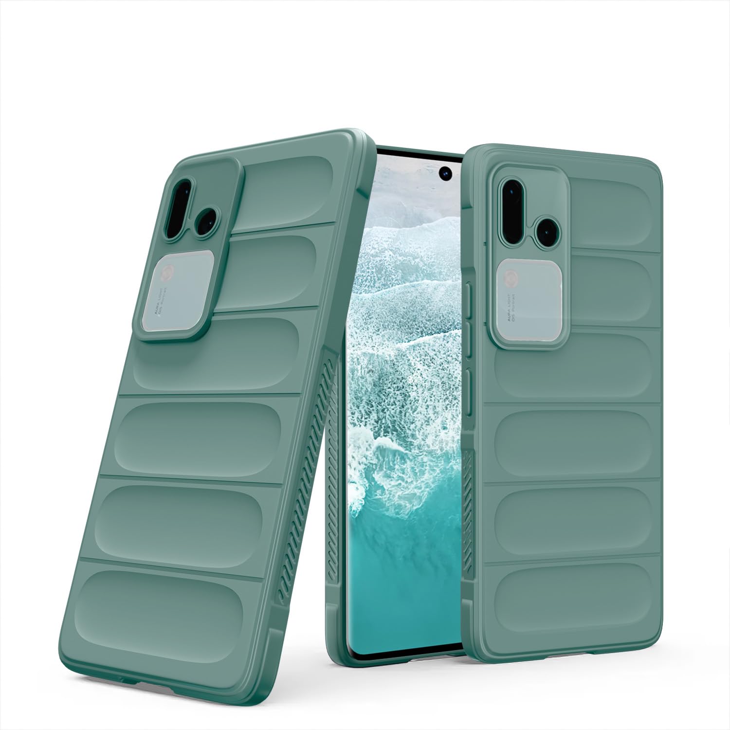 Green back cover for Vivo V30/V30 Pro 5G – Pikkme