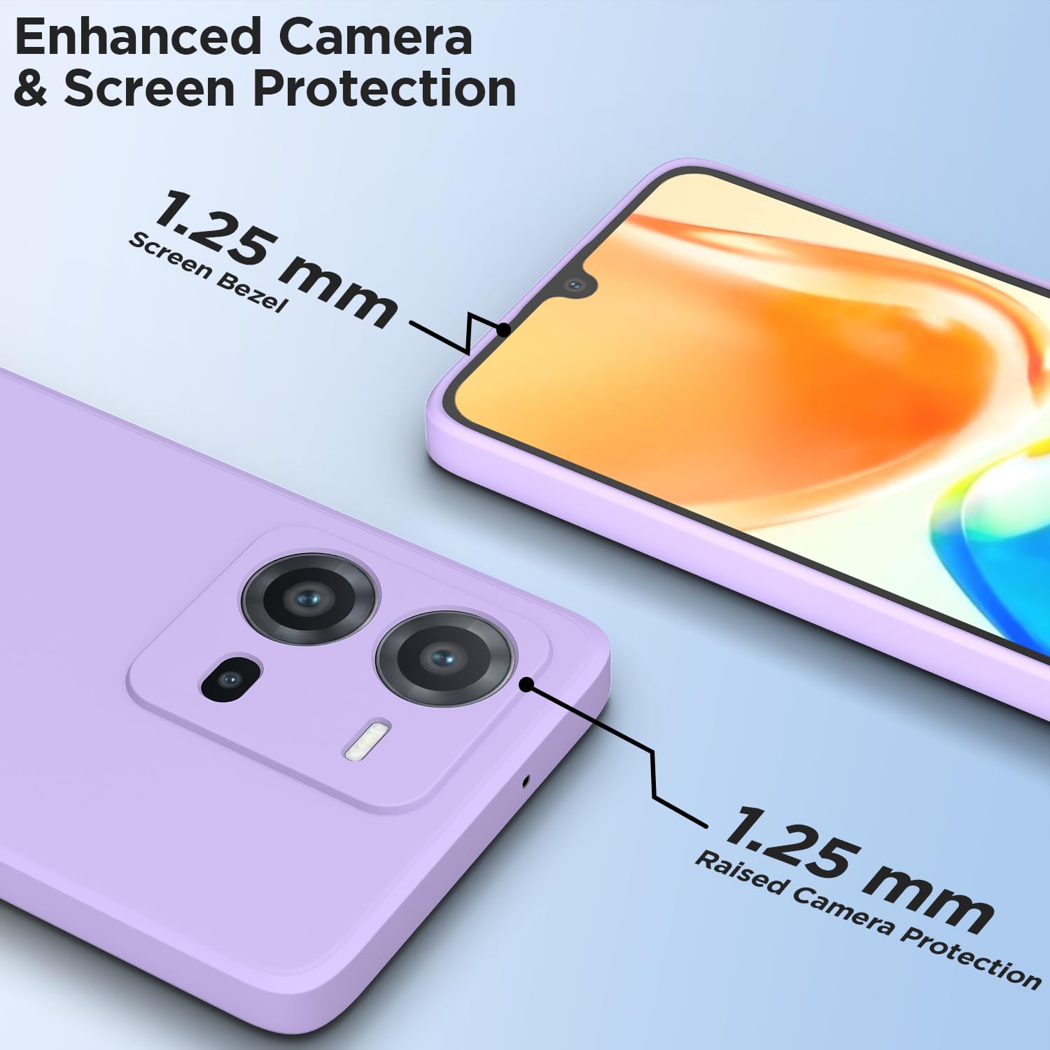 Pikkme purple mobile cover for Vivo V25 5G – photo 2