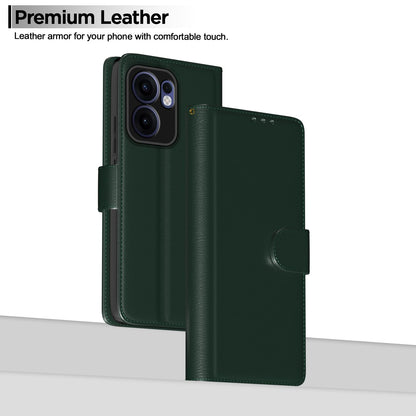 Green flip case for Oppo Reno 13F 5G – Pikkme – photo 2