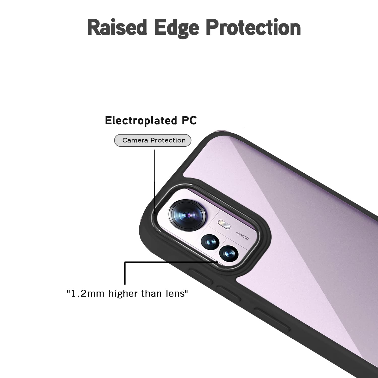Pikkme Mi Xiaomi 12 Pro black back cover – photo 4