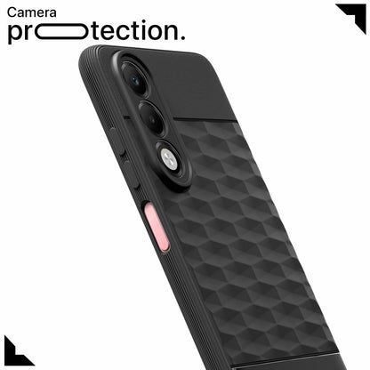 Pikkme Oppo K13x 5G Shockproof Soft Flexible Gencase Back cover (Black)