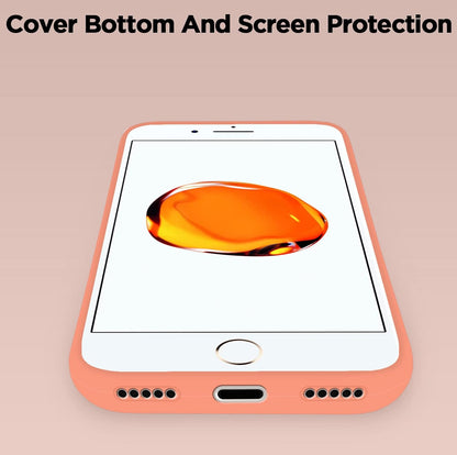 Pikkme iPhone 7 Plus Silicone Back Cover (New Peach)