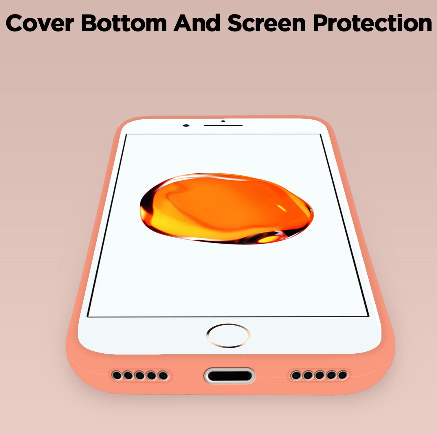 New peach back cover for iPhone 7 Plus/8 Plus – Pikkme – photo 5