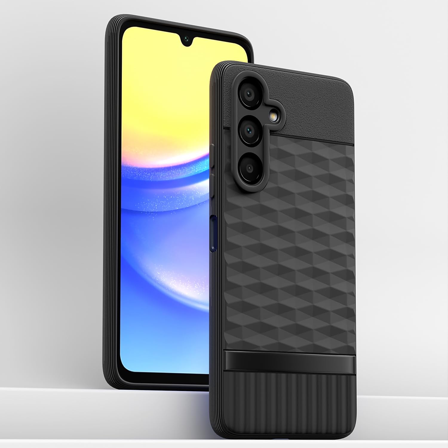 Pikkme Samsung Galaxy F15 5G / Samsung Galaxy M15 5G Gencase Back cover (Black)