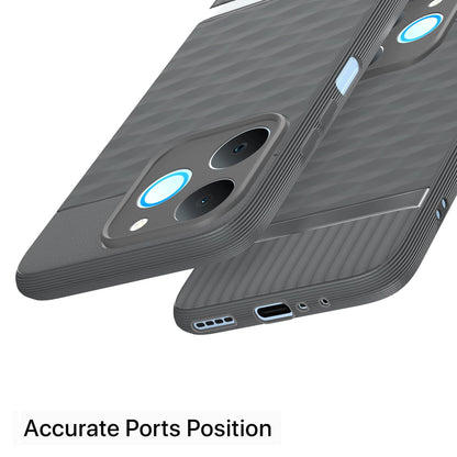 Grey Silicone mobile cover for Realme P4 Lite 4G – Pikkme – photo 4