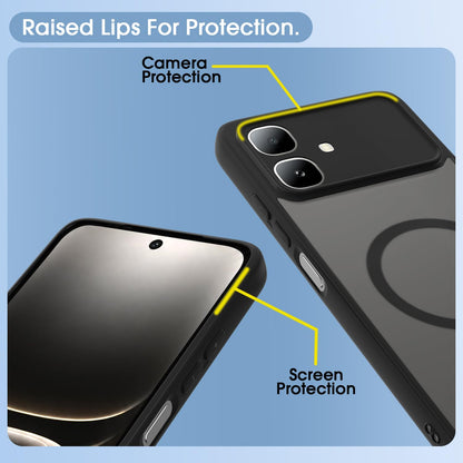 Black smoke mag-safe mobile back cover for Infinix Smart 20 – Pikkme – photo 4