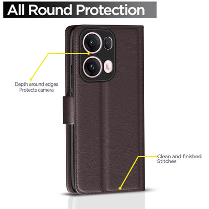 Pikkme Oppo Reno 13 Pro 5G coffee flip case – photo 4