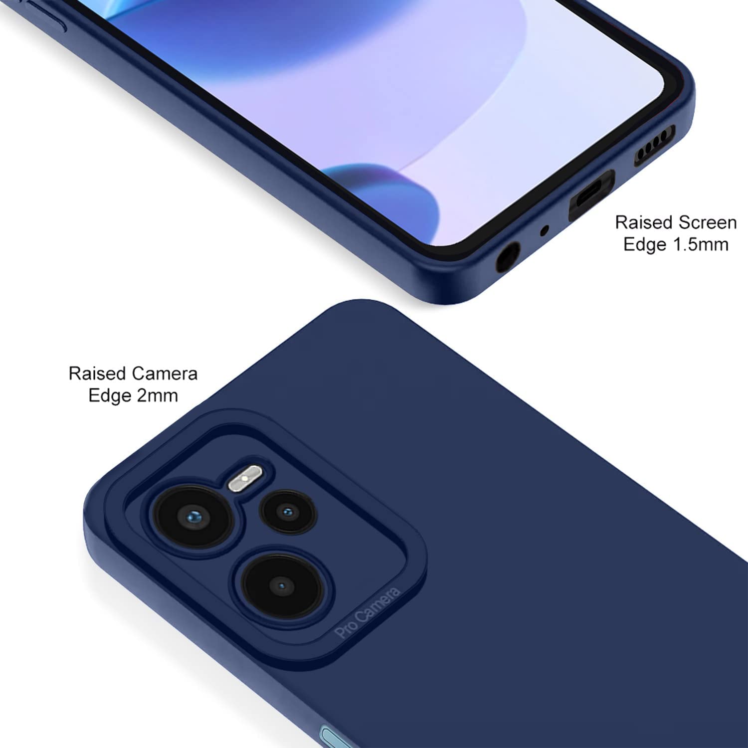 Pikkme blue Matte mobile cover for Realme C35 – photo 2