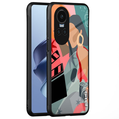 Pikkme Flower mobile back cover for Oppo Reno 10 Pro 5G