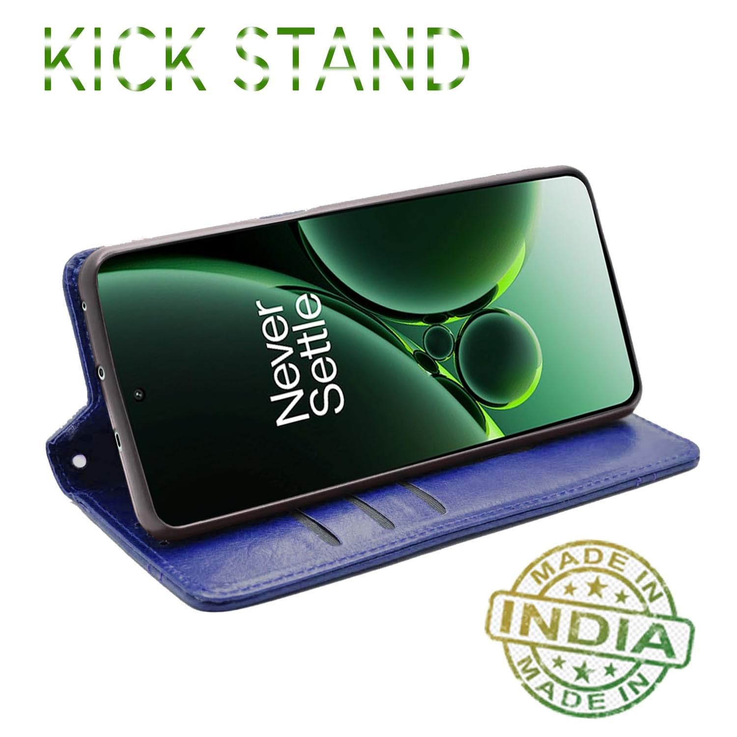 OnePlus Nord 3 5G Magnetic flip cover in blue by Pikkme – photo 4