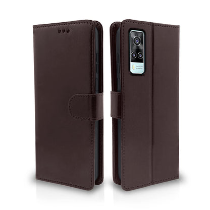 Vivo Y31/Y51 flip cover in coffee by Pikkme