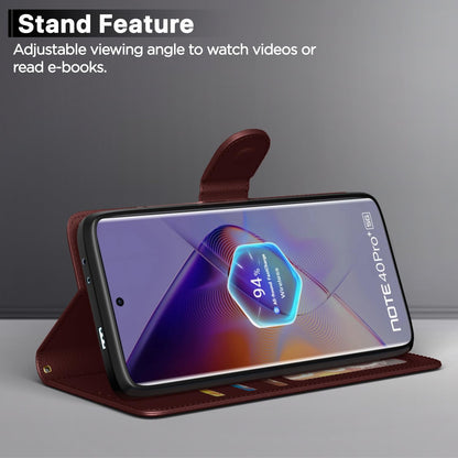 Infinix Note 40 Pro Plus 5G Wallet flip case in brown by Pikkme – photo 3