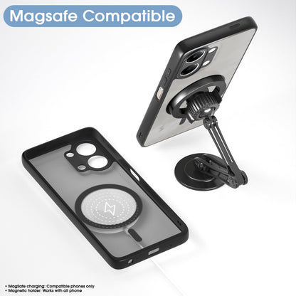 Vivo Y11/T5 Lite 5G MagSafe phone cover in black smoke mag-safe by Pikkme – photo 7