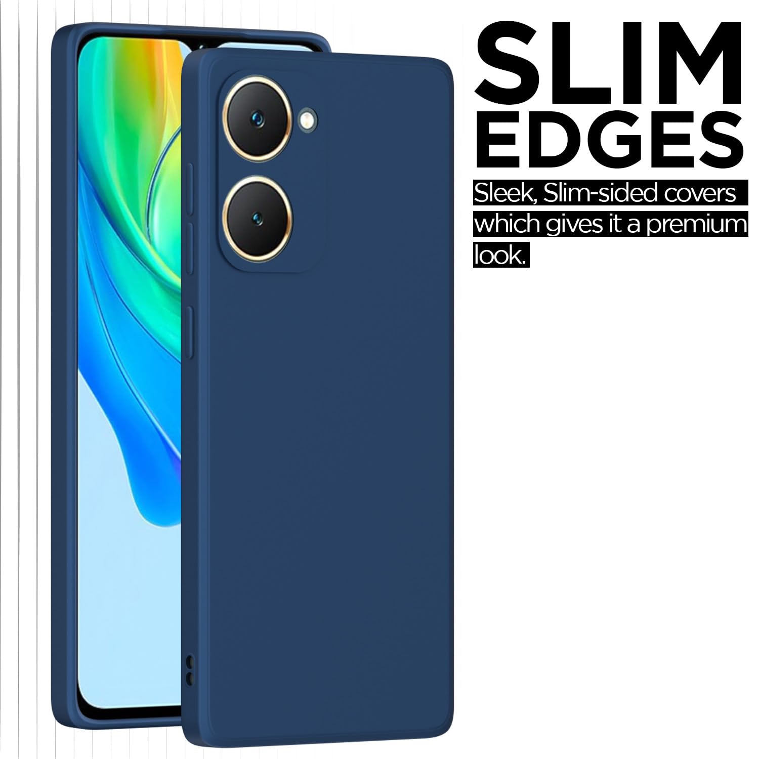 Pikkme blue Matte mobile back cover for Vivo Y03 – photo 7