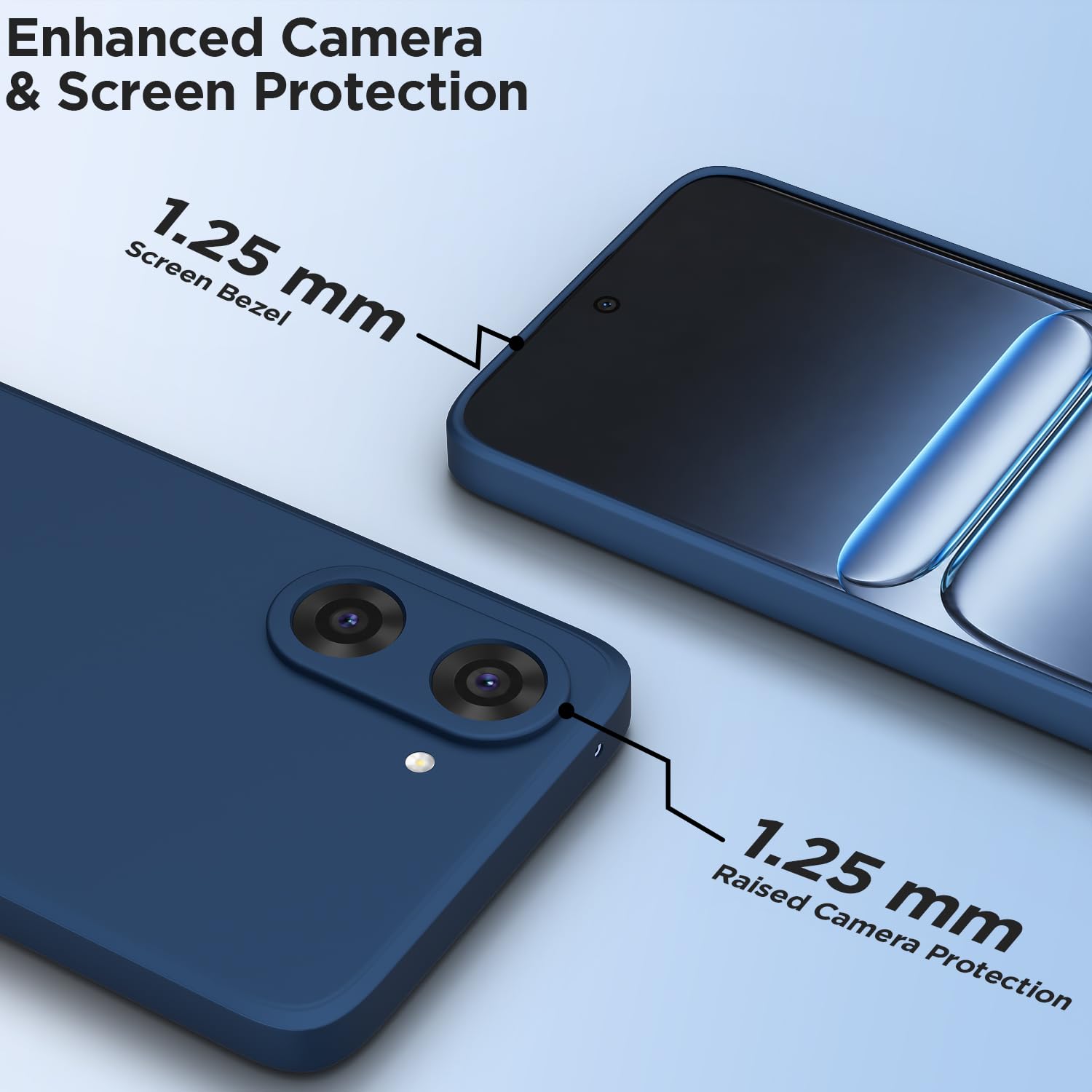 Blue Matte back cover for OnePlus Nord CE 5 5G – Pikkme – photo 2