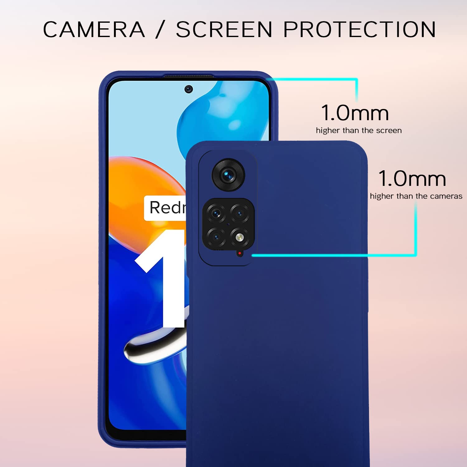 Redmi Note 11/Note 11s mobile cover in blue by Pikkme – photo 5