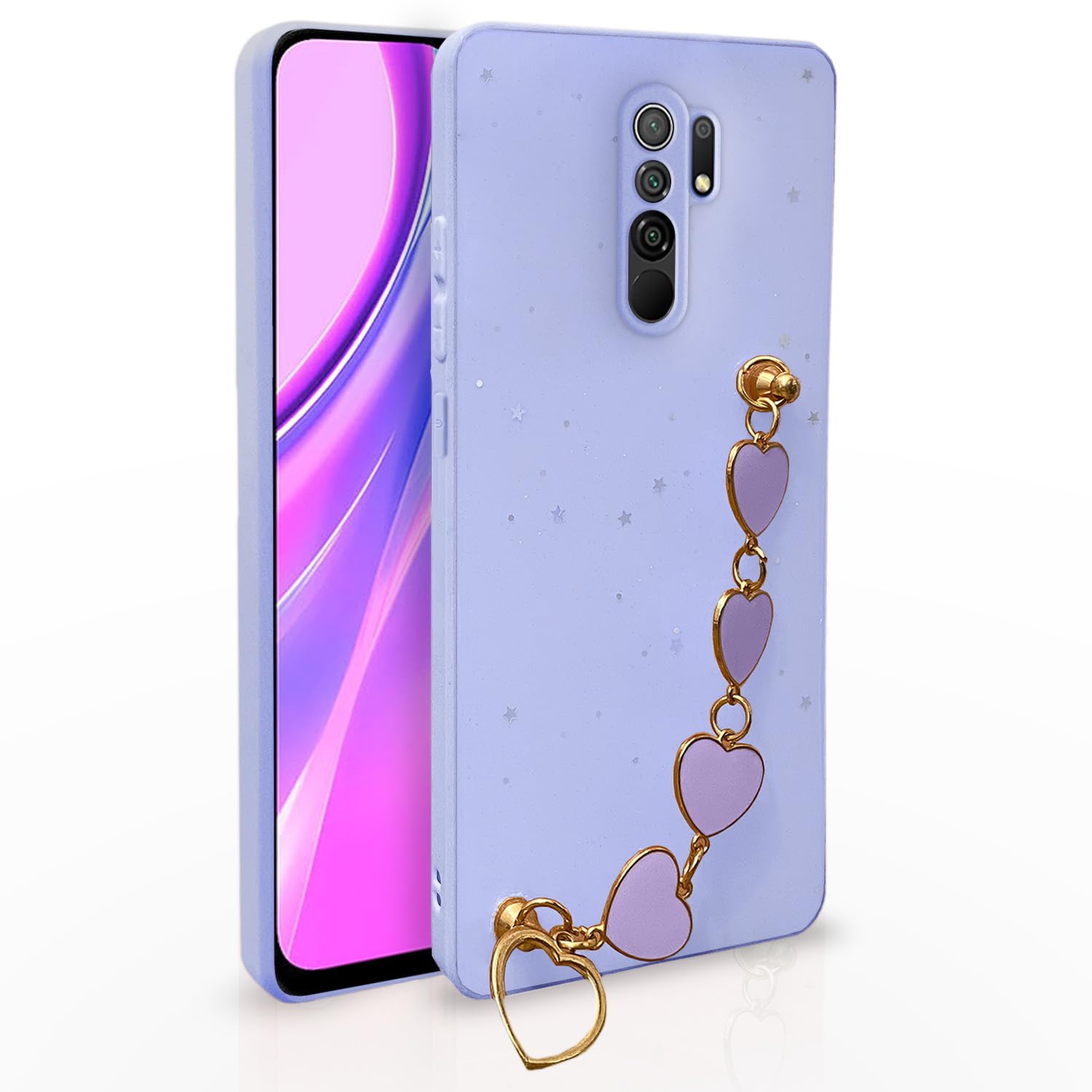 Redmi 9 Prime mobile cover in purple by Pikkme