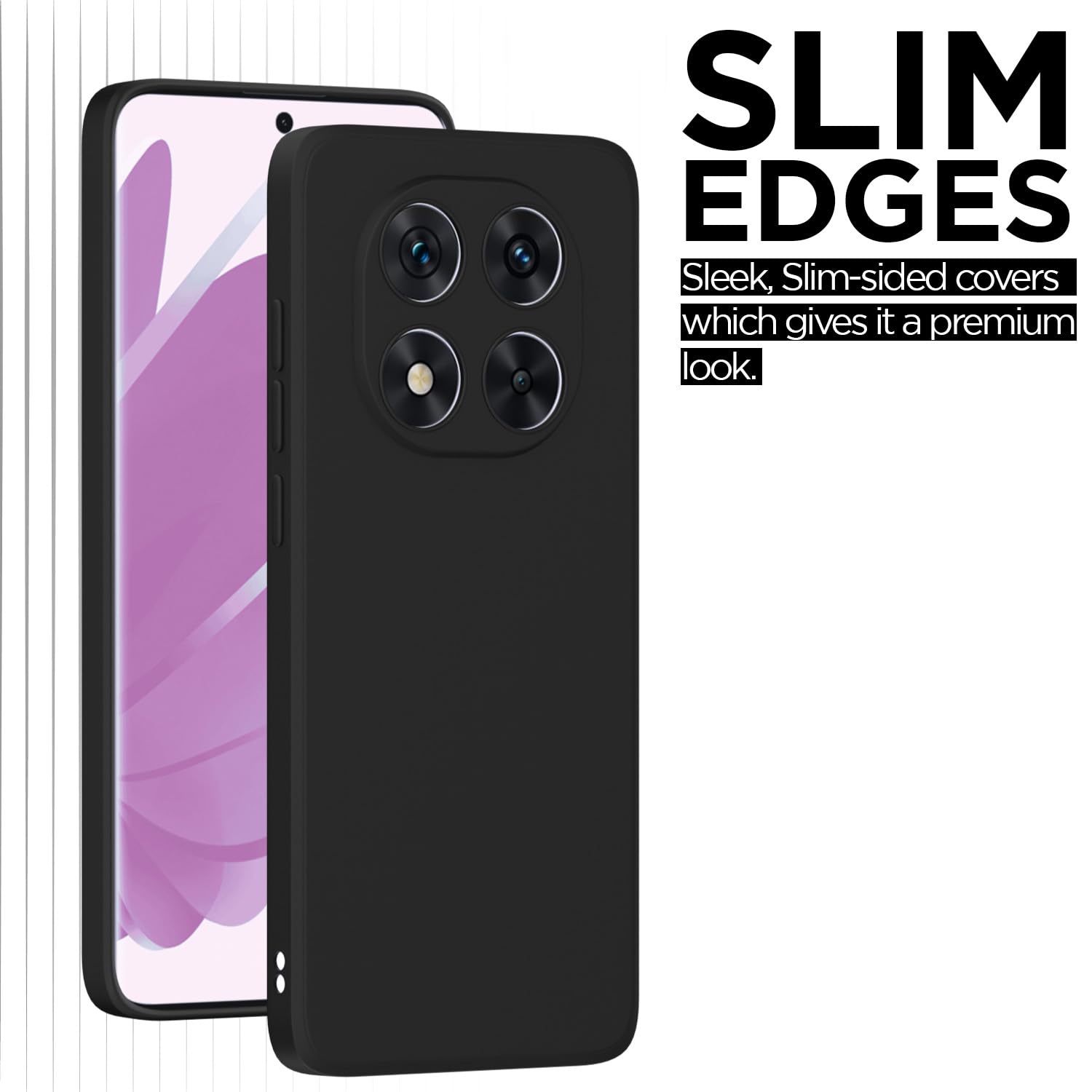 Redmi Note 14 Pro 5G Matte phone cover in black by Pikkme – photo 6