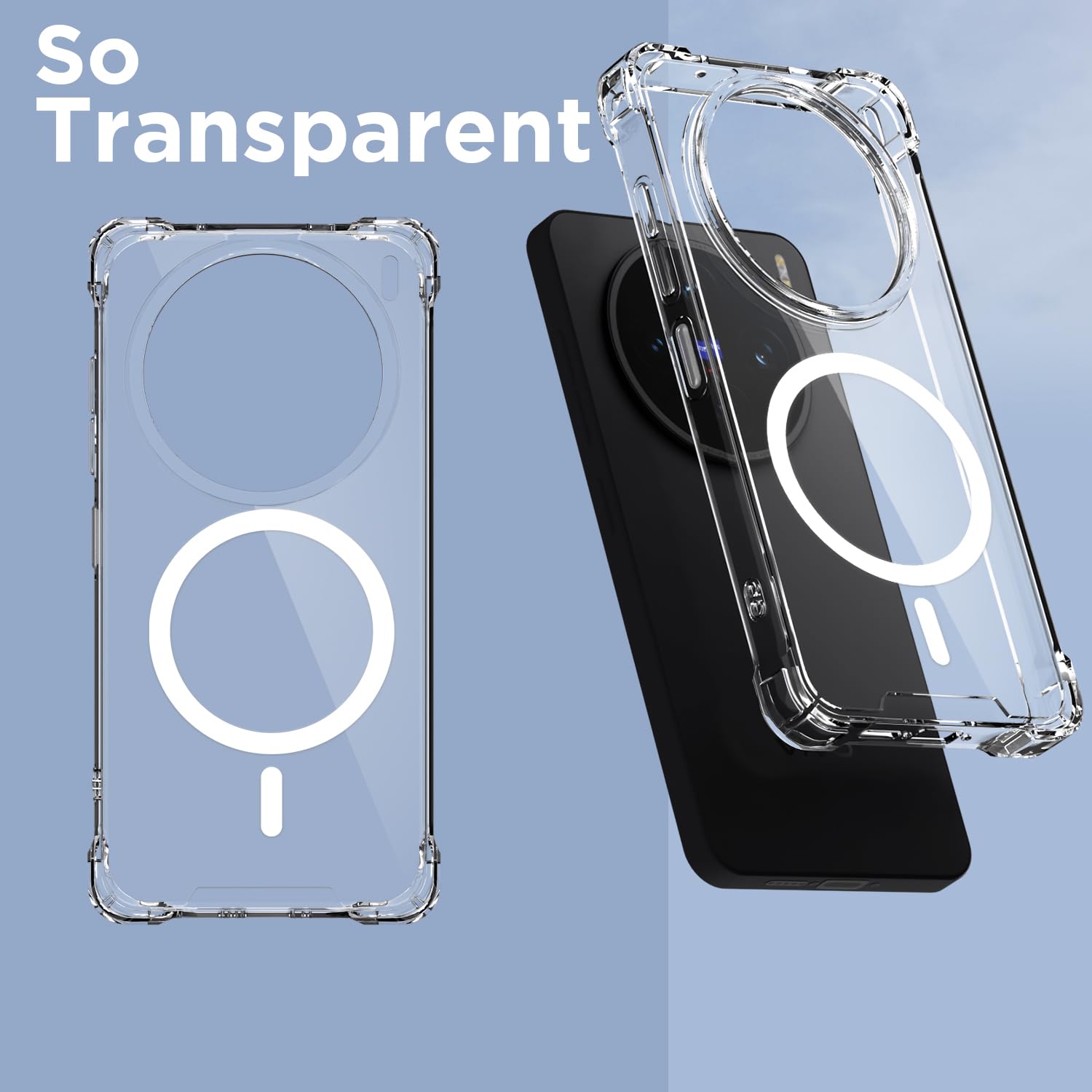Pikkme Vivo X200T 5G transparent mag-safe phone cover – photo 2