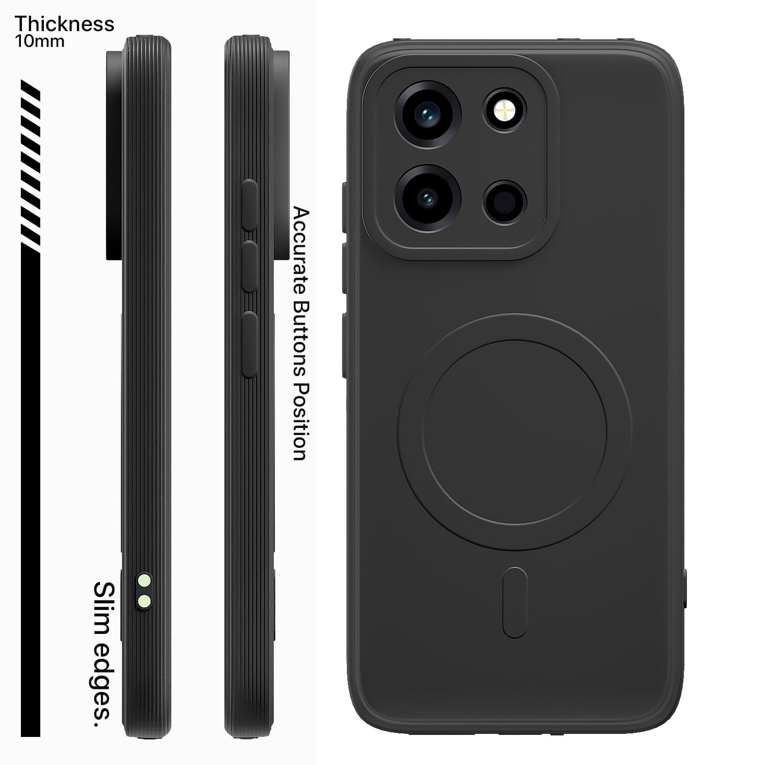 OnePlus Nord 6 5G MagSafe mobile cover in black by Pikkme – photo 3