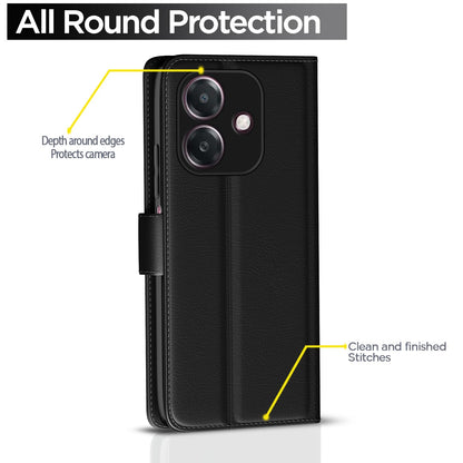 Oppo A3x 5G/A3x 4G/A3 5G flip cover in black by Pikkme – photo 4