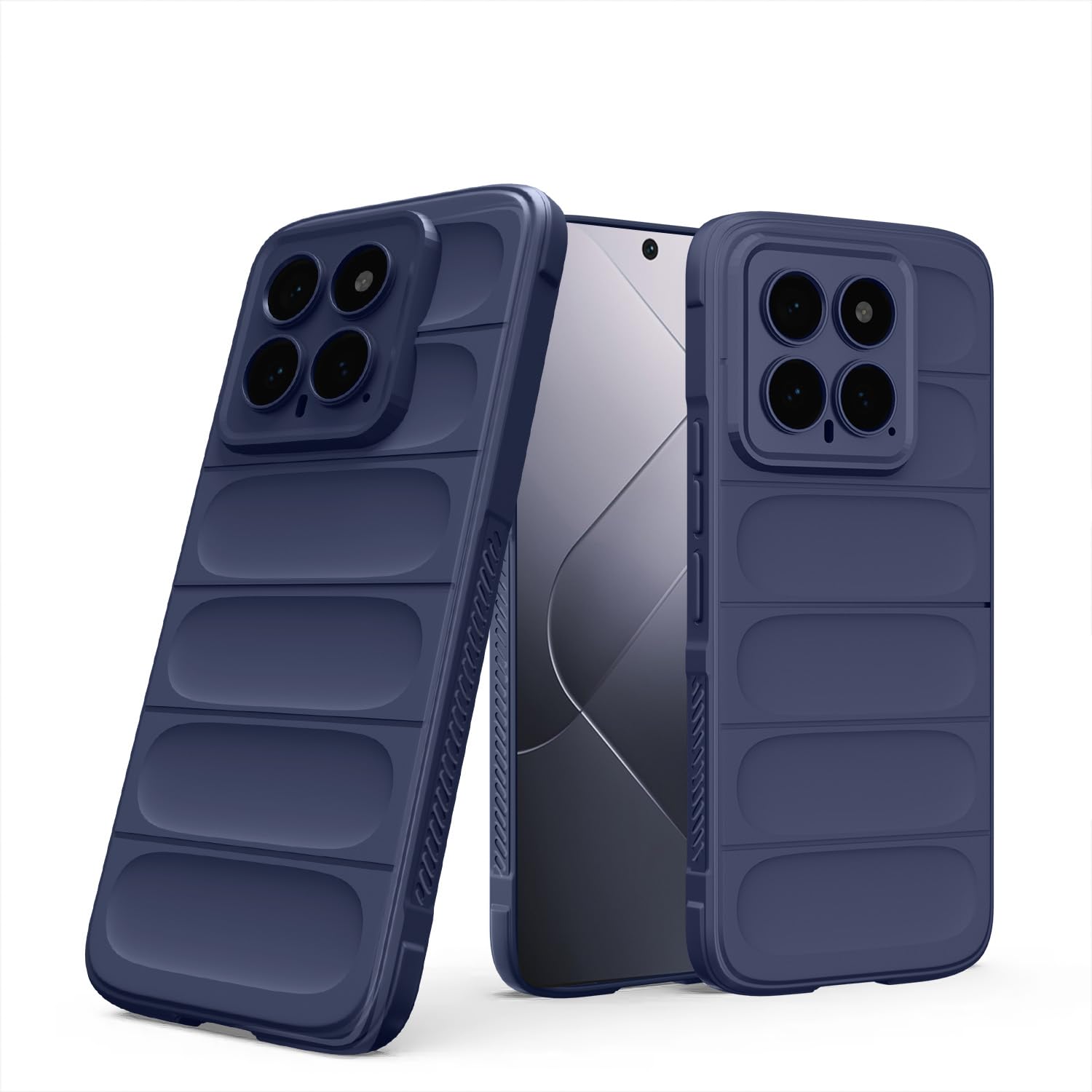 Xiaomi 14 5G Liquid Silicone phone cover in blue by Pikkme