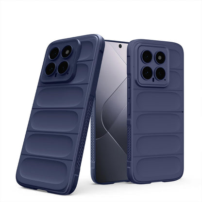 Xiaomi 14 5G Liquid Silicone phone cover in blue by Pikkme